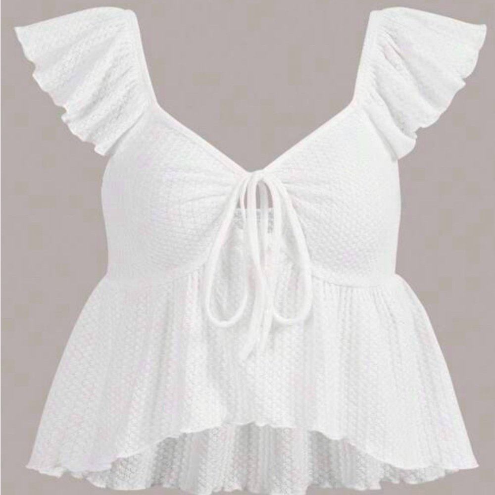 White summer waffle but going out top!